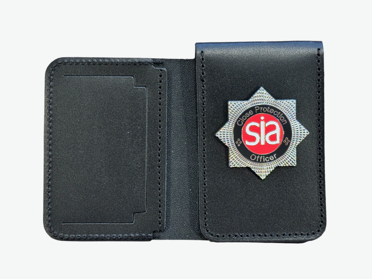 SIA License Holder/ID Wallet With Security Badge