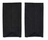 Black Police Security Slide On Shirt Epaulettes Epaulette Collar Numbers