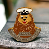 Traffic Police Rare, Stinger Pin Badge The Hedgehogs Revenge