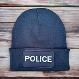 Police Beanie Woolly Hat