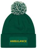 AMBULANCE Beanie / Woolly pom pom Hat