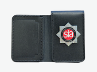 SIA Close Protection Security ID / Card Leather Holder Wallet