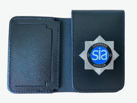 SIA Security ID / Card Leather Holder Wallet