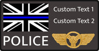 Gold Driving Wings Custom Patch 100mm x 52mm