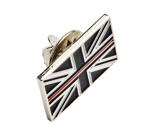 Thin Red Line Pin Badge