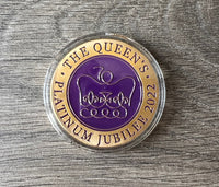 The Queens Platinum Jubilee Souvenir Commemorative Coin
