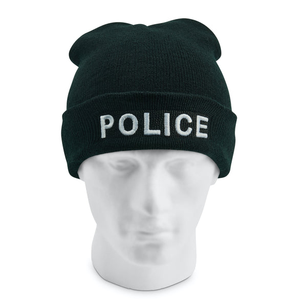Police Beanie Woolly Hat