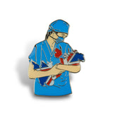 NHS Nurse Great Britain Pin Badge - Blue