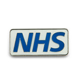 NHS Pin Badge - White