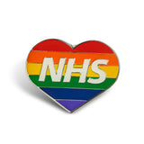 NHS LGBT Heart Pin Badge
