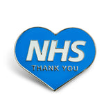 NHS Blue Heart Thank You Pin Badge