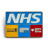 NHS Stay at Home Pin Badge