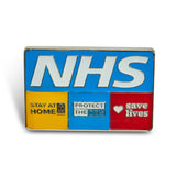 NHS Stay at Home Pin Badge