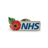 NHS Poppy Pin Badge - White