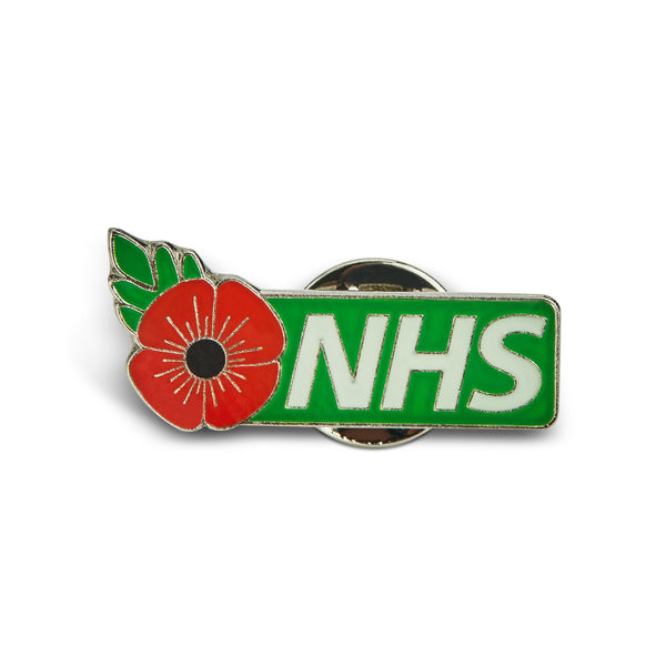 NHS Poppy Pin Badge - Green