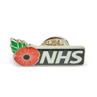 NHS Poppy Pin Badge - Black