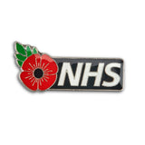 NHS Poppy Pin Badge - Black