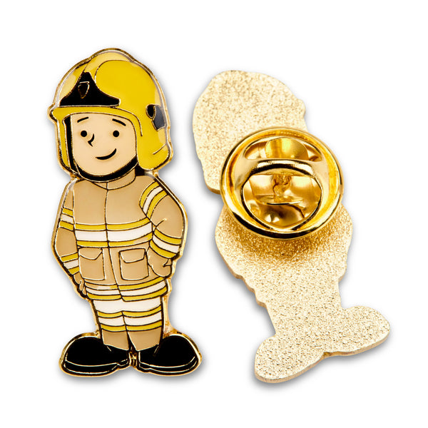 Fireman Pin Badge