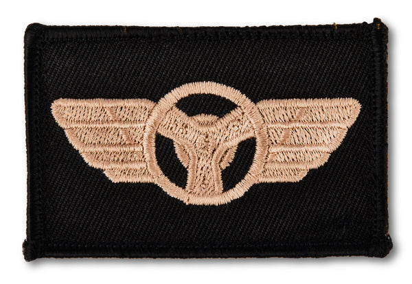 Bronze Driving Wings Velcro Patch