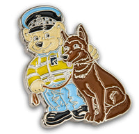 CMPG Perry Bear Brown Police Dog Badge