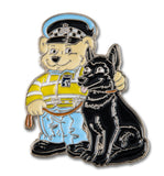 CMPG Perry Bear Black Police Dog Badge