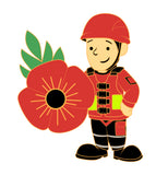 Search & Rescue Poppy Pin Badge