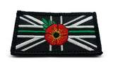 Thin Green Line Poppy Velcro Patch